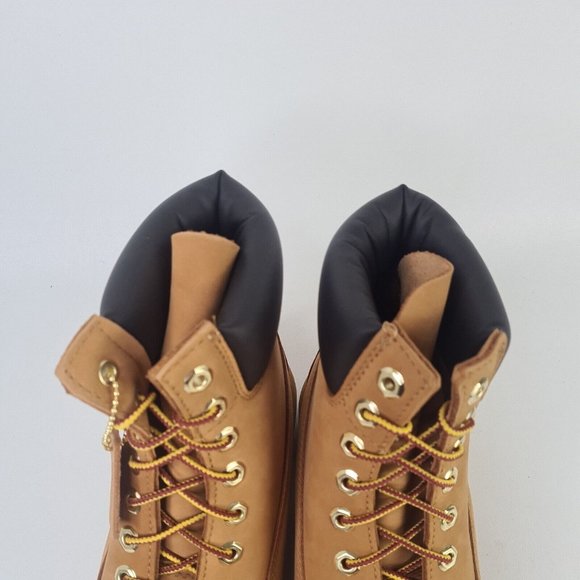 Timberland 6 Inch Classic Boot Wheat Brown Waterproof Boots - Picture 6 of 12